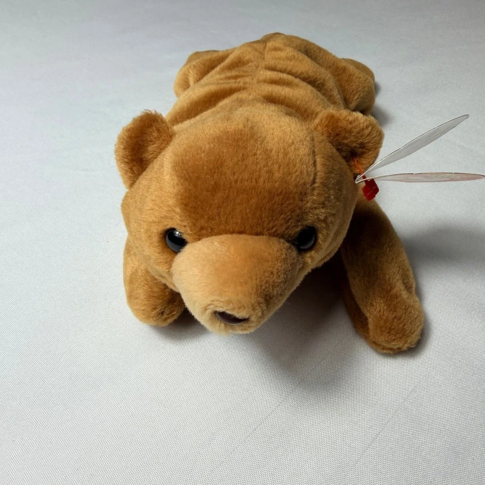 Ty Beanie Babies Patti Platypus Purple Cubbie Bear Brown 1993 Vintage Plush Lot